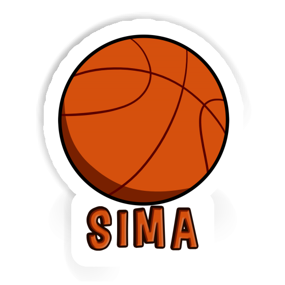 Sima Sticker Basketball Notebook Image