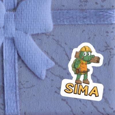 Sima Sticker Bauarbeiter Image