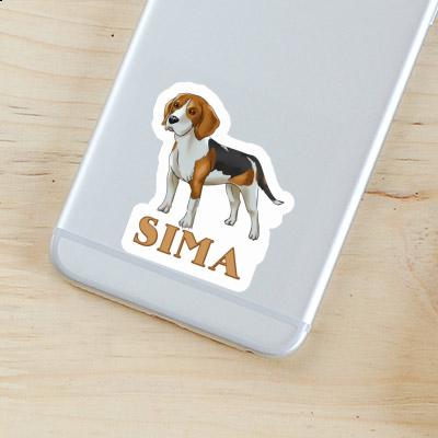 Sticker Beagle Dog Sima Notebook Image