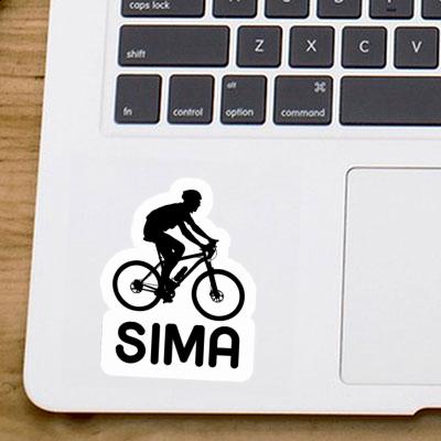 Sticker Biker Sima Laptop Image