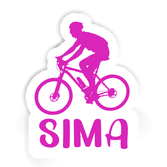 Biker Sticker Sima Notebook Image