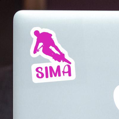 Sima Sticker Biker Notebook Image