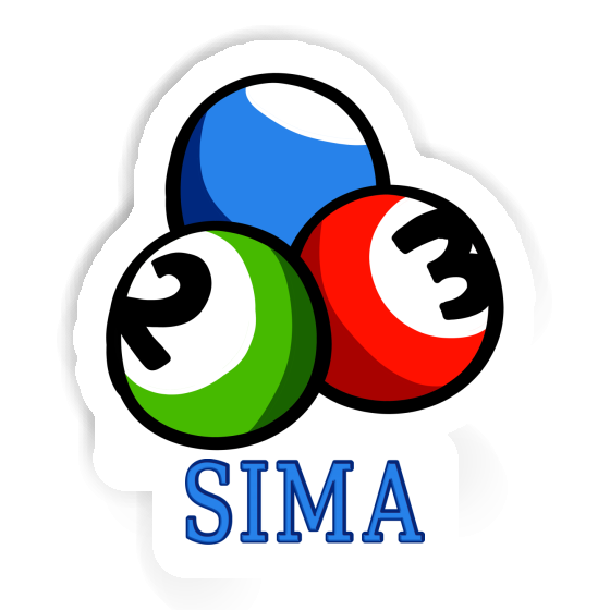 Sima Sticker Billiard Ball Gift package Image