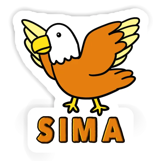 Sticker Sima Bird Notebook Image