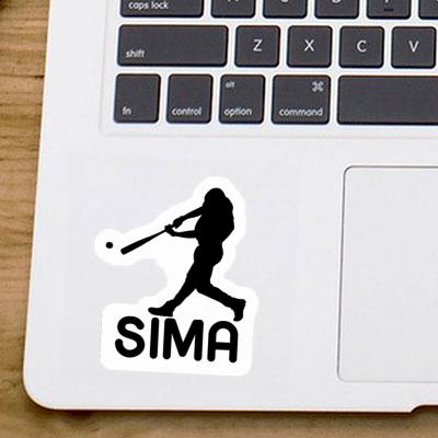 Sima Sticker Baseballspieler Gift package Image