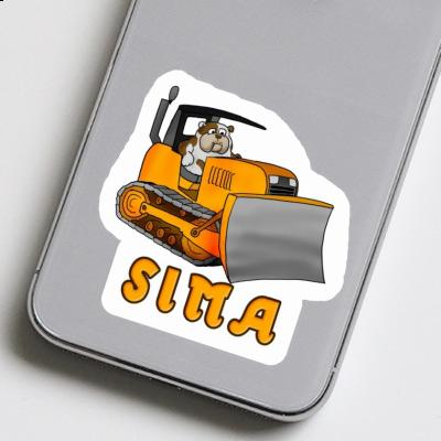 Bulldozer Sticker Sima Image