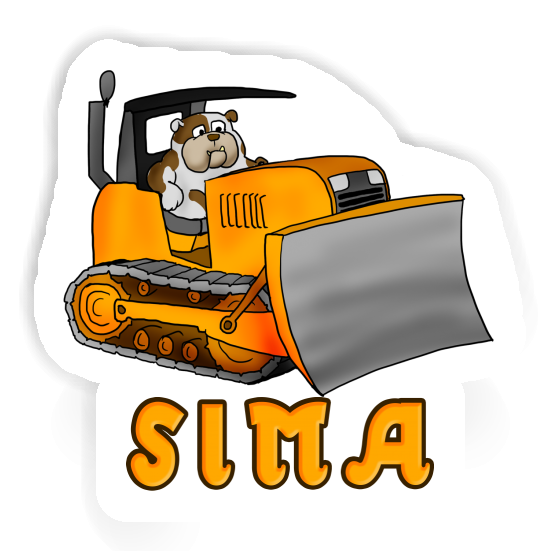 Bulldozer Sticker Sima Image