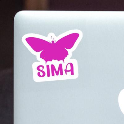 Butterfly Sticker Sima Notebook Image