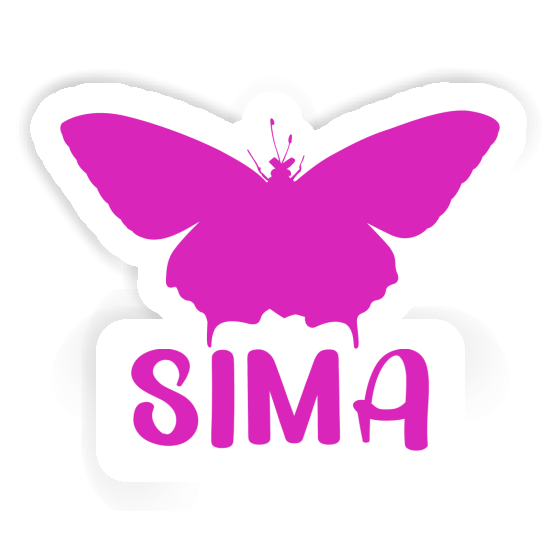 Butterfly Sticker Sima Laptop Image