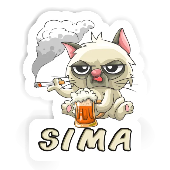 Sima Sticker Bad Cat Gift package Image