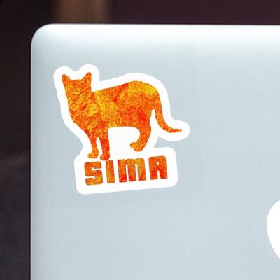 Sticker Sima Cat Image