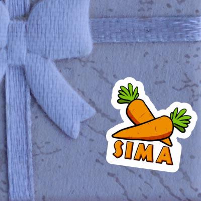 Sticker Sima Carrot Gift package Image