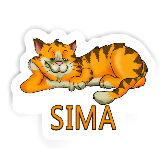 Sima Sticker Katze Notebook Image