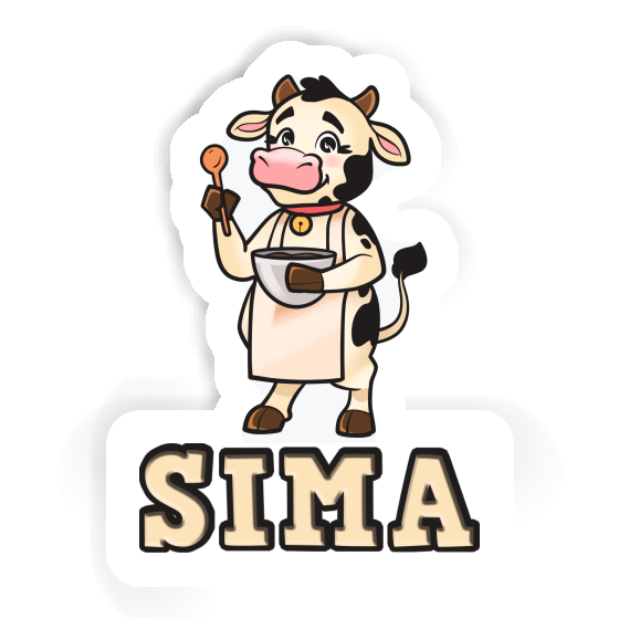 Sima Sticker Cook Laptop Image