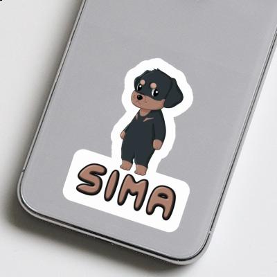 Rottweiler Sticker Sima Notebook Image