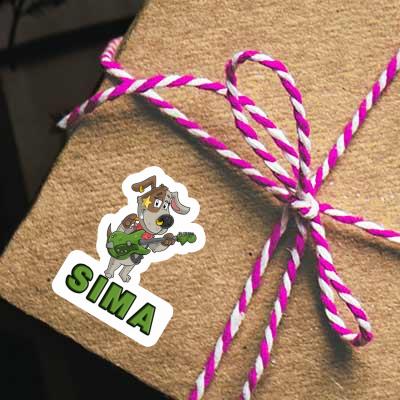 Sticker Guitarist Sima Gift package Image