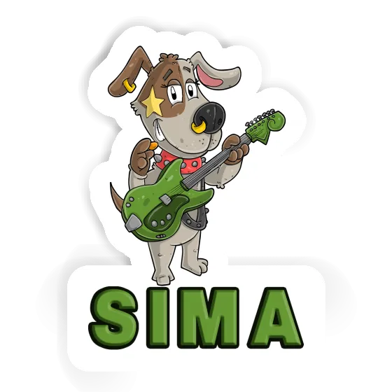 Sticker Guitarist Sima Gift package Image