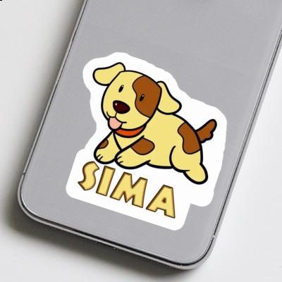 Sima Aufkleber Hund Notebook Image