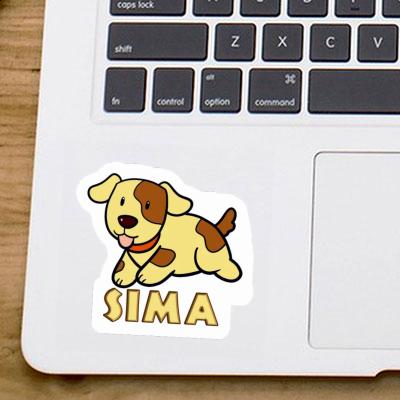 Sima Autocollant Chien Notebook Image