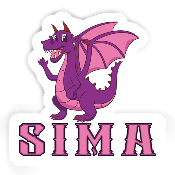 Sticker Mother Dragon Sima Gift package Image