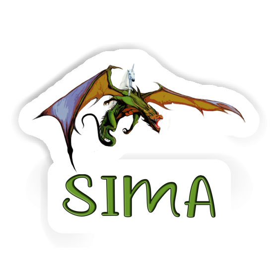 Sima Autocollant Dragon Gift package Image