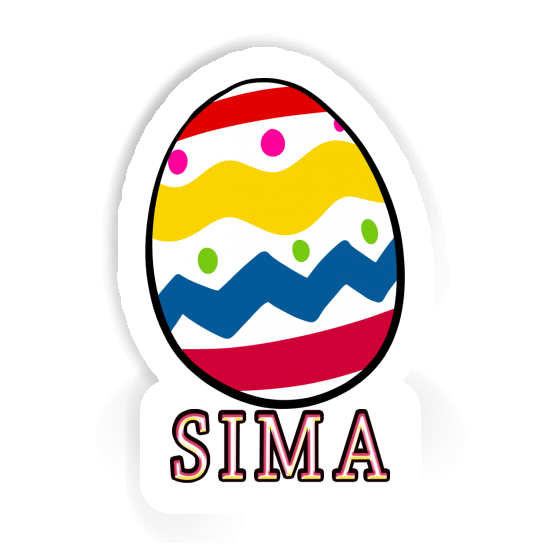 Sticker Sima Easter Egg Gift package Image