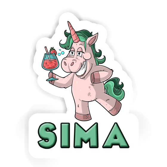 Sima Sticker Party Unicorn Notebook Image