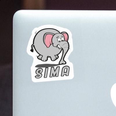 Elefant Sticker Sima Laptop Image