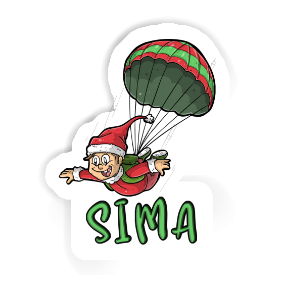 Skydiver Sticker Sima Gift package Image