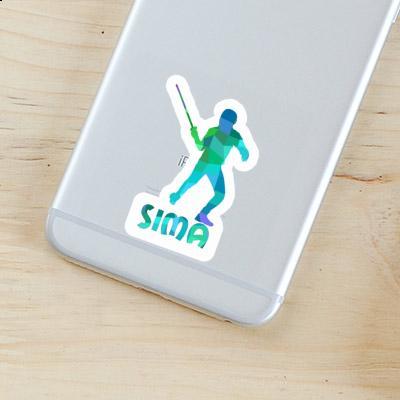 Fencer Sticker Sima Laptop Image