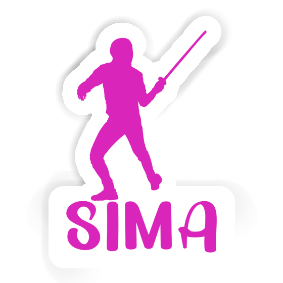 Escrimeur Autocollant Sima Image