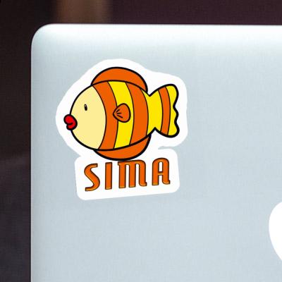 Fish Sticker Sima Notebook Image