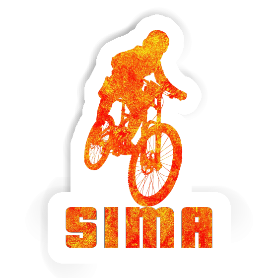 Freeride Biker Sticker Sima Notebook Image