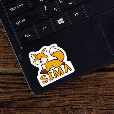 Sticker Fuchs Sima Notebook Image