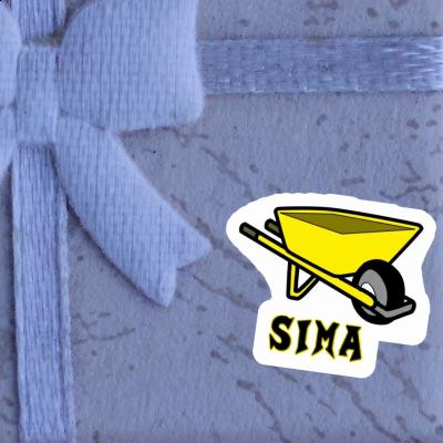 Wheelbarrow Sticker Sima Image