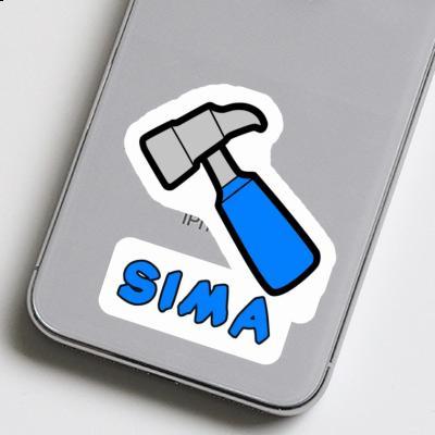 Sticker Sima Hammer Laptop Image