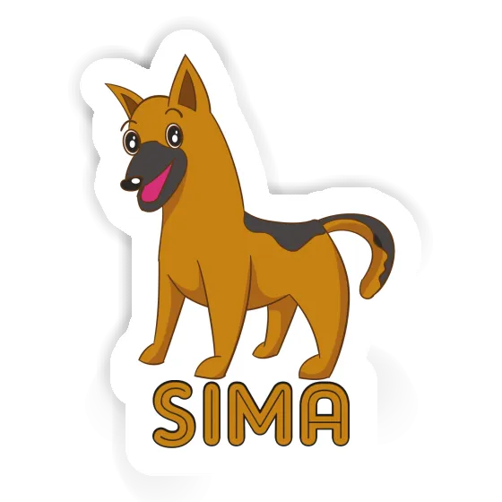 Sticker Sima German Shepherd Gift package Image