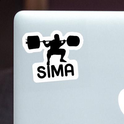 Sticker Weightlifter Sima Gift package Image