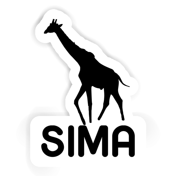 Sima Sticker Giraffe Image