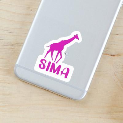 Girafe Autocollant Sima Notebook Image