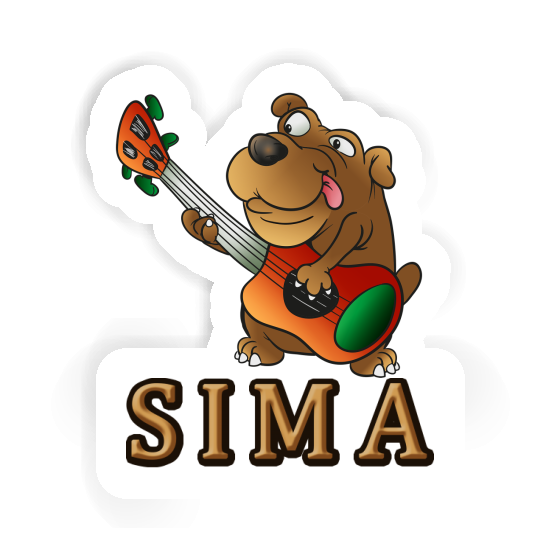 Guitarist Sticker Sima Gift package Image