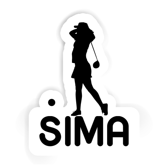 Sticker Golfer Sima Gift package Image