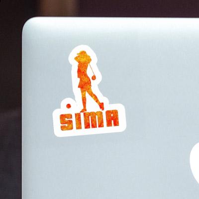 Sticker Golfer Sima Gift package Image