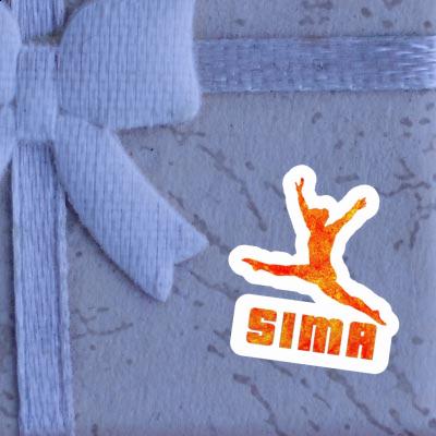 Sticker Sima Gymnast Image