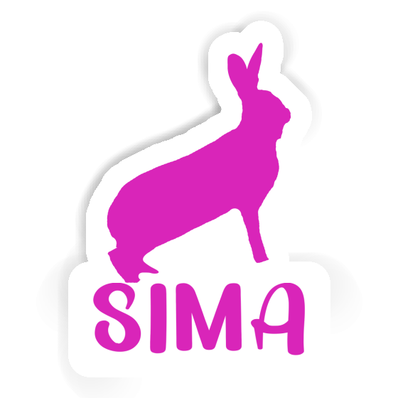 Sticker Rabbit Sima Gift package Image