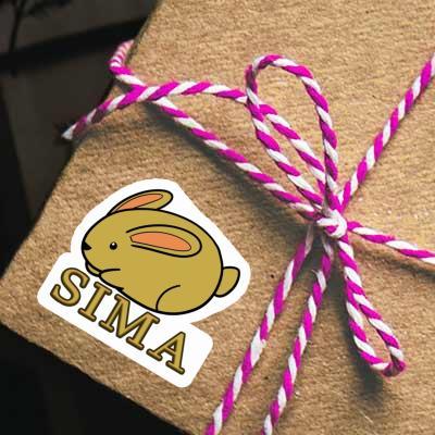 Sticker Rabbit Sima Notebook Image