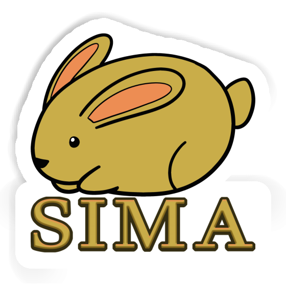 Sticker Rabbit Sima Gift package Image