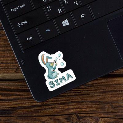 Sima Sticker Hare Notebook Image