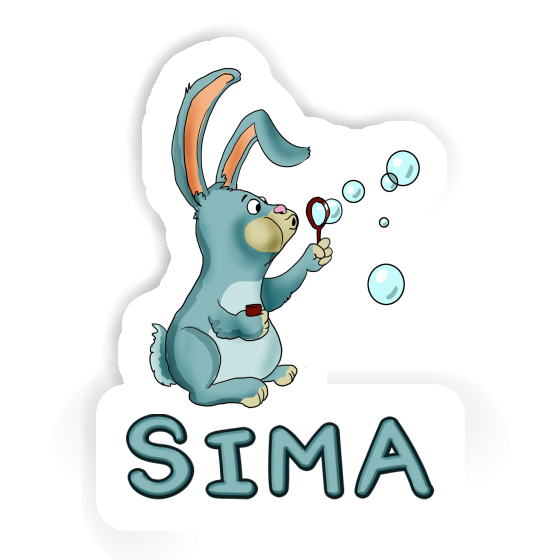 Sima Sticker Hare Laptop Image