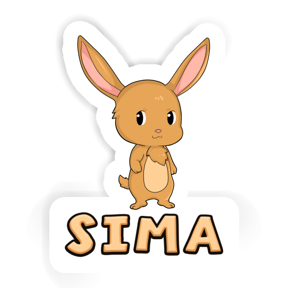 Sticker Sima Easter Bunny Gift package Image